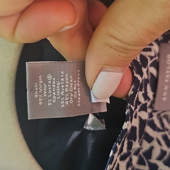 Ann Taylor Wool Suit And Silk Blouse Size 14 - Picture 3 of 5